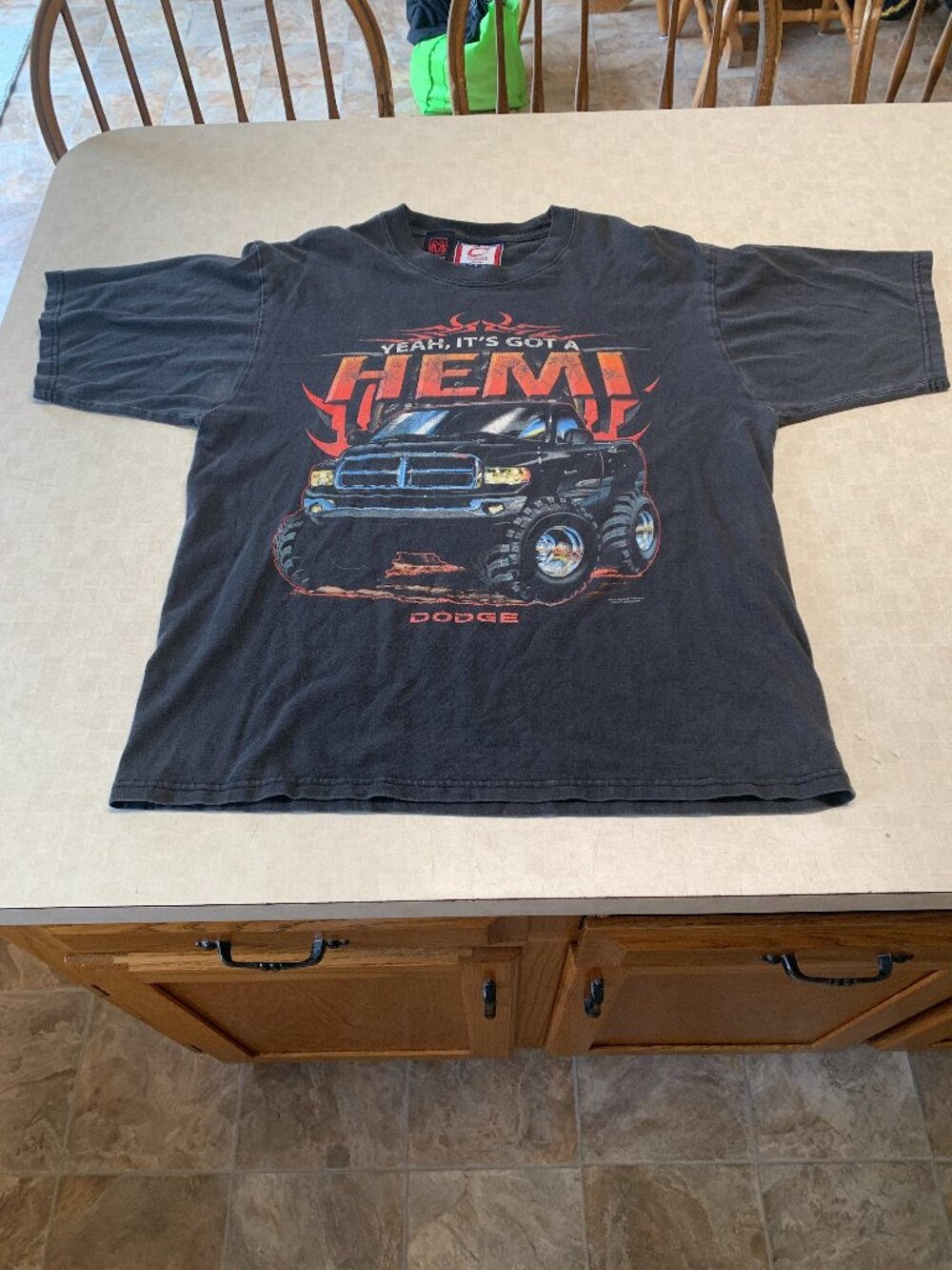 Dodge Ram Truck Shirt Men’s L Black Yeah Its Got A Hemi Vintage Short Sleeve